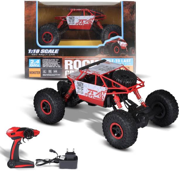 Miss & Chief by Flipkart 1:18 Rock Crawler All-wheel-drive RC Car with light - Included battery & charger