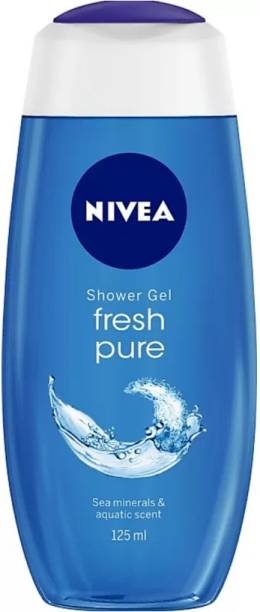 NIVEA Women Shower Gel, Fresh Pure Body Wash, 125 ml
