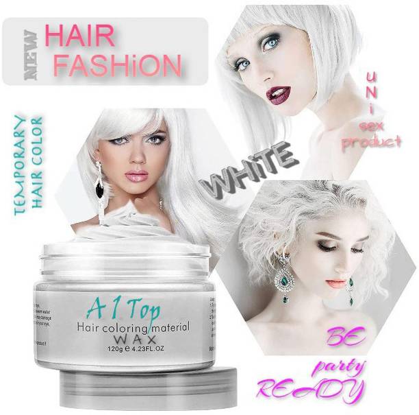 A 1 Top Temporary Hair Wax Color, Fashion Modeling DIY Hairstyle Instant Hair Dye Hair Stamp