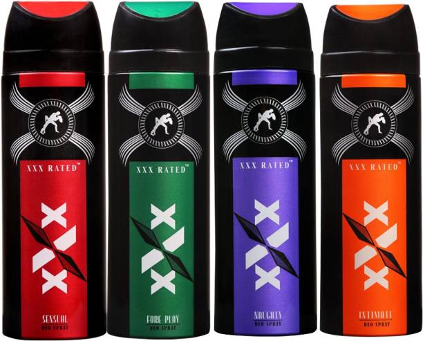 XXX Rated Sensual Foreplay Naughty Intimate Combo Deodorant Spray  -  For Men & Women