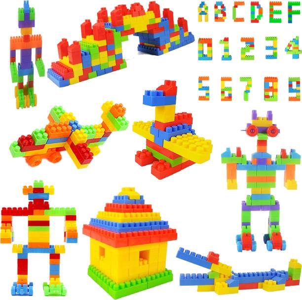 VniQ 128+ Pcs Building Blocks Toy Set Creative Learning Educational Block Toys