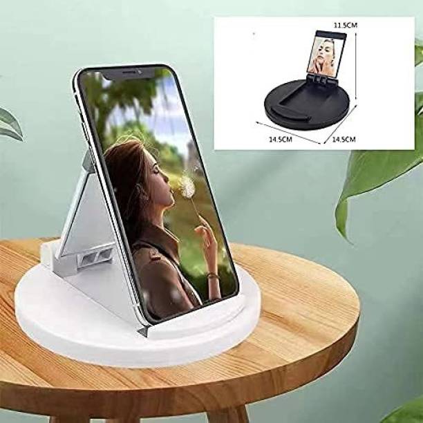 Amulakh Tablet Stand, Fully Foldable Angle Height Adjustable Tab & Phone Holder Stand  Saline Stand