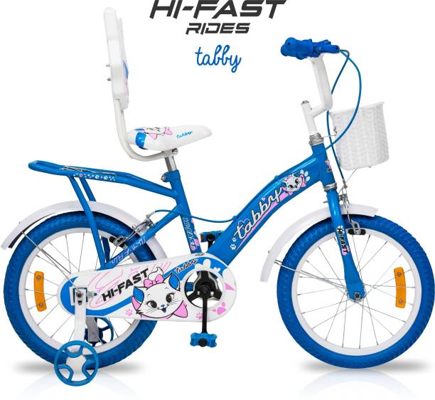 Hi-Fast Tabby Kids Cycle For 4 Years to 7 Years Semi Assembled 16 T Road Cycle