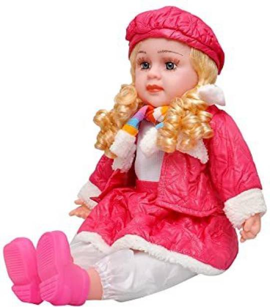 mayank & company Baby Poem Doll Looking Musical Rhyming Baby doll,Big Stroller Dolls