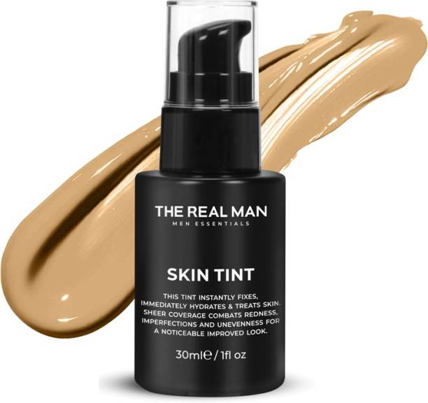 THE REAL MAN Skin Tint For Men For Undetectable Filter Look. Foundation