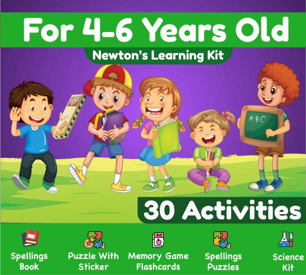 Little Olive Newton Box of Learning for 4 5 and 6 Year Old Kids|Gift for Baby Boys and Girls