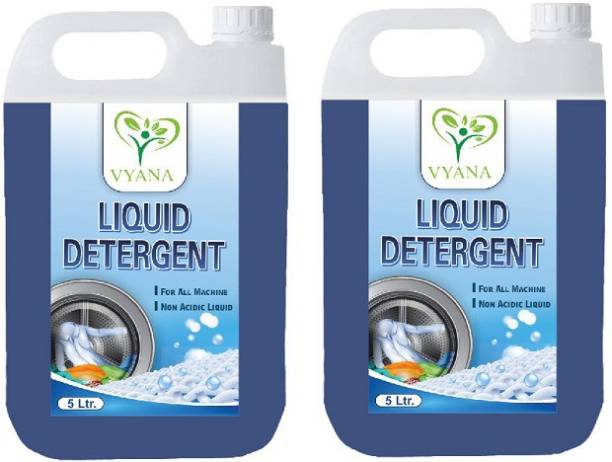 VYANA LIQUID DETERGENT (10 L) COMBO PACK 2 Floral Liquid Detergent (2 x 5 L) Lavender Liquid Detergent