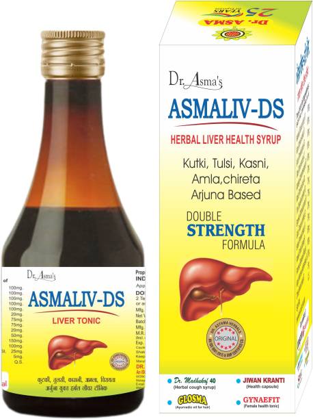 Dr. Asma Herbals Asmaliv DS Ayurvedic Medicine for Fatty Liver Tonic 200ml
