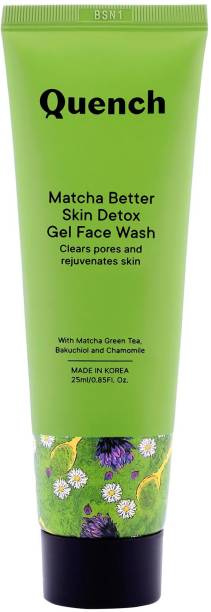Quench Botanics Matcha Better Skin Detox Gel  (mini) | Korean Skin care, 25ml Face Wash