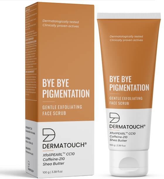 Dermatouch Bye Bye Pigmentation Face Scrub |Exfoliation & Tan removal Scrub For Women & Men Scrub