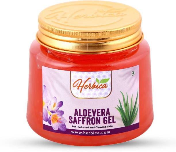 Herbica 100% Pure Aloe Vera With Saffron Gel | 250g