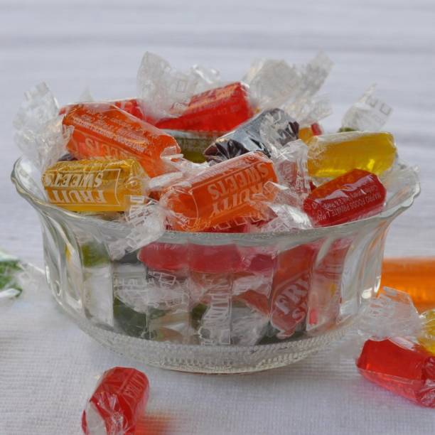 FreshoCartz Colorful Mixed Fruits Flavour Jelly Candy | Jelly Beans | Jelly Toffee (1kg) Sweet Mix Fruit Jelly Candy