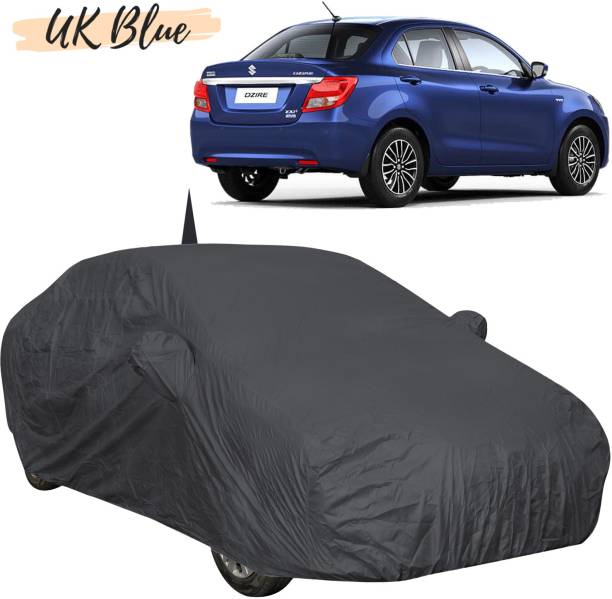 UK Blue Car Cover For Maruti Swift Dzire (With Mirror Pockets)