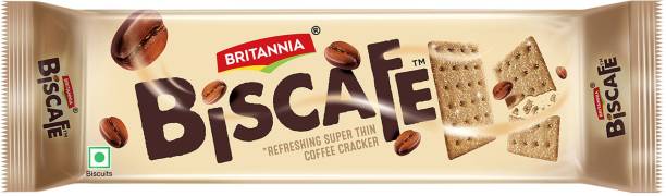 BRITANNIA Biscafe Super thin Coffee Cracker Cracker