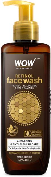WOW SKIN SCIENCE Retinol  For Fine Lines, Age Spots & Blemishes Face Wash