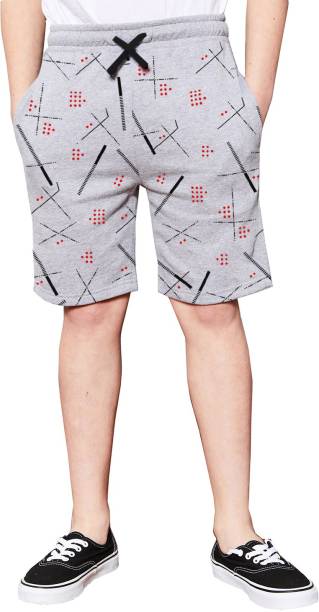 TRIPR Short For Boys Casual Printed Cotton Blend