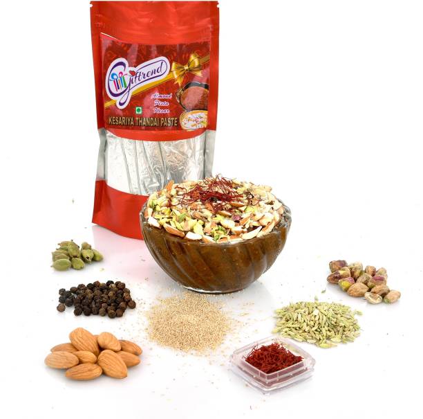 Giftrend Royal Kesariya Thandai Paste Including Garnishing Mixed Nuts & Saffron,800gm