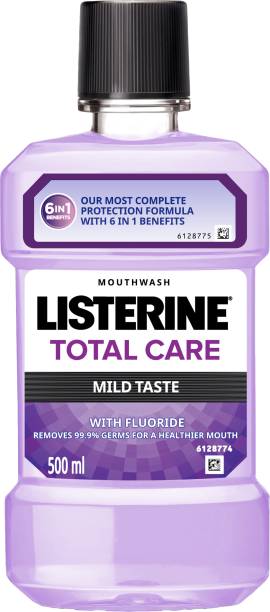 LISTERINE Total Care Mild Taste 500ml with 6 in 1 Benefits - Mild Mint