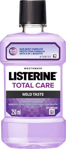 LISTERINE Total Care Mild Taste 250ml with 6 in 1 Benefits - Mild Mint
