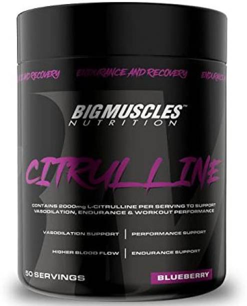 BIGMUSCLES NUTRITION Citrulline Malate [50 Servings] Pre Workout Enhance Muscle Pumps EAA (Essential Amino Acids)