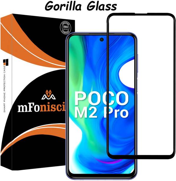 mFoniscie Tempered Glass Guard for Poco M2 Pro, Mi Redmi Note 9 Pro, Mi Redmi Note 9 Pro Max, Poco X2, Poco X3