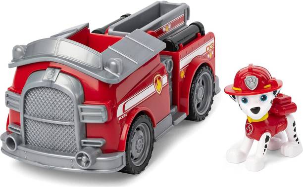 PAW PATROL Marshall’s Fire Engine Vehicle with Collecti...