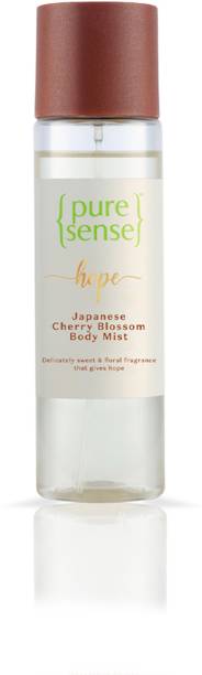 PureSense Hope Japanese Cherry Blossom Body Mist Long Lasting Fragrance Body Mist  -  For Men & Women