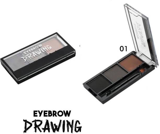 Shiron Eyebrow Drawing 3 Colors Eyebrow Pallete 01 7.2 g