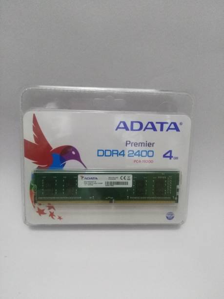 ADATA PREMIER DDR4 4 GB (Single Channel) PC DRAM (AD4U2400J4G17)