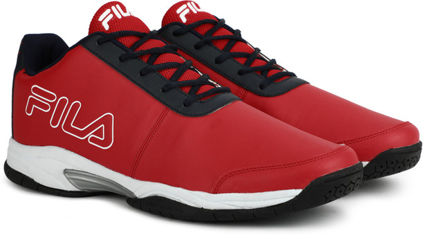 fila tennis shoes red