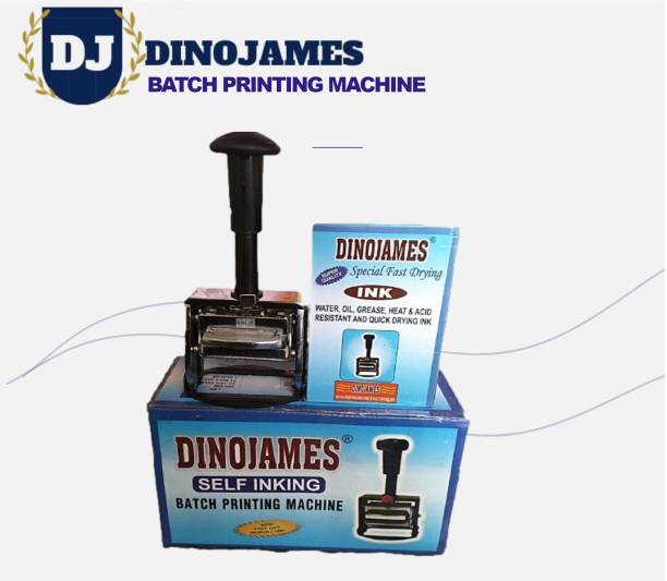 dinojames Batch Printing Rubber Stamp Machine size 2mm G-555(30*60)