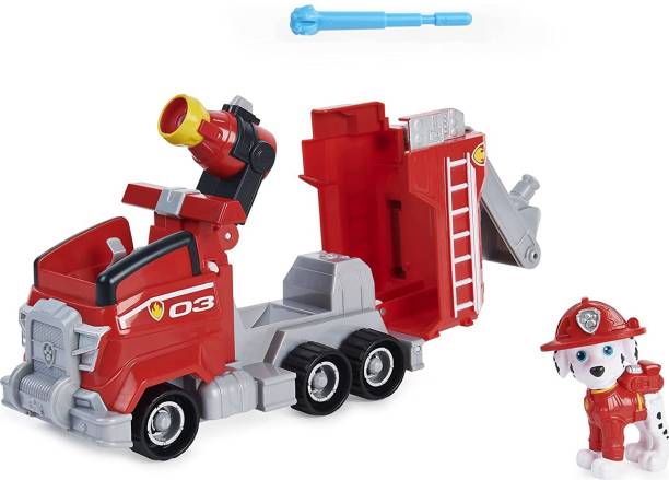 PAW PATROL Marshall’s Deluxe Movie Transforming Fire Tr...