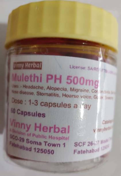 Vinny Herbal Mulethi VH 500mg Capsules