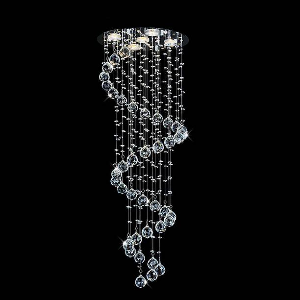 Modern Crystal Led Chandeliers Pendant Lighting Adjustable Ceiling
