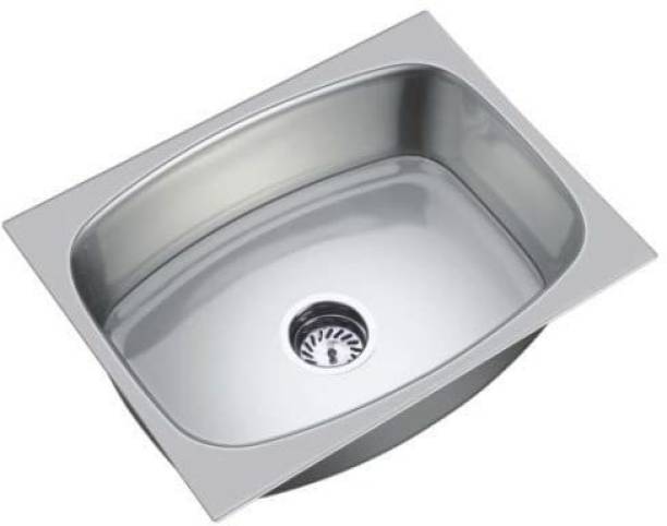 EVANEX 24 " x 18 " x 8 " Stainless Steel 304 Grade Single Bowl Kitchen Sink Rio Vessel Sink