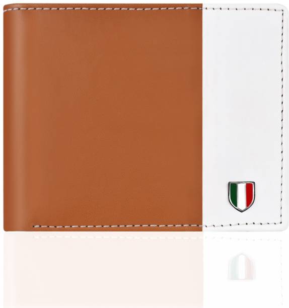 GIOVANNY Men Casual, Formal Tan, White Artificial Leather Wallet