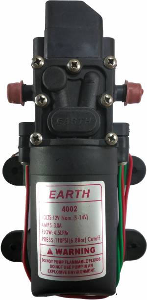 Earth 12V DC DIAPHRAGM MOTOR PUMP Diaphragm Water Pump