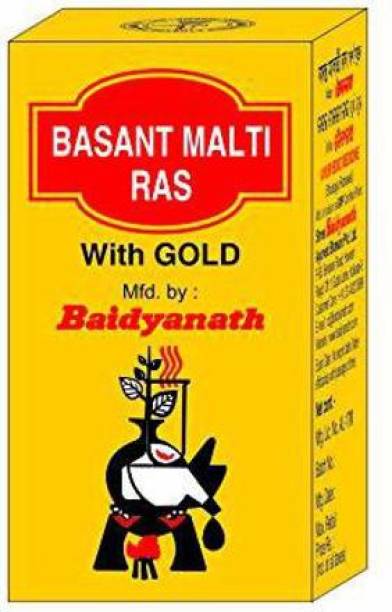 Baidyanath Basant Malti Ras with Gold - 25 Tablets