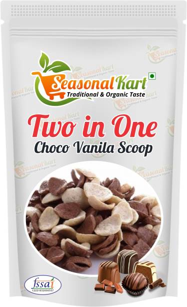 Seasonal Kart by Seth Sanwariya Agro Two in One Choco Vanila scoop Breakfast Cereal High In Calcium & Protein Pouch