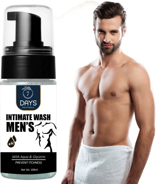 7 Days Natural Intimate Wash For Men | With Aloe Vera & Tea Tree Oil Intimate Wash