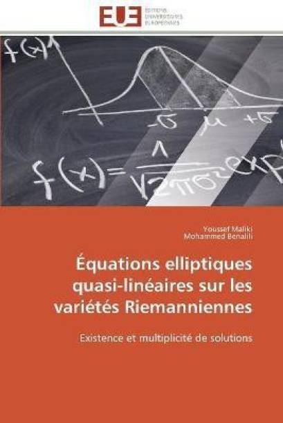 Equations elliptiques quasi-lineaires sur les varietes riemanniennes