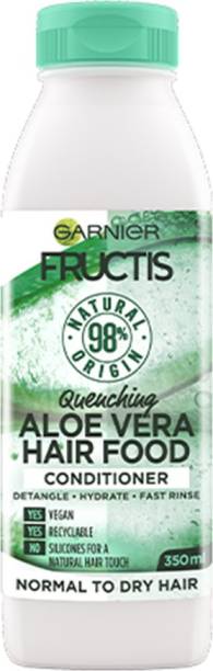 GARNIER Fructis Hair Food - Quenching Aloe Vera Conditioner For Normal to Dry Hair