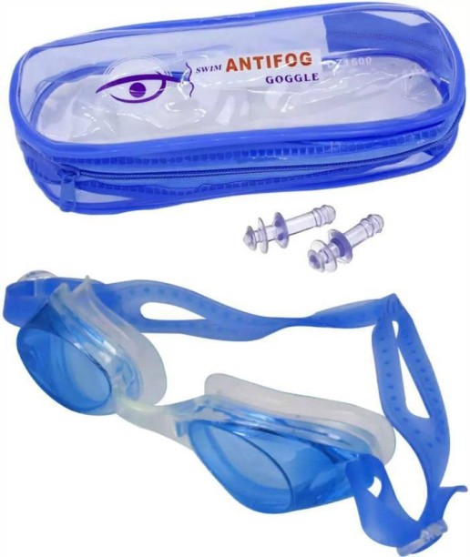 VALICLUD Waterproof Swimming Sunglasses Uv Protection Swim Goggles with Earplugs for Men Women Summer Beach Pool Eyewear Pink 