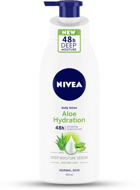 NIVEA Body Lotion, Aloe Hydration, with Aloe Vera, for Men & Women