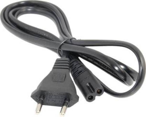 TECHCLONE Power Cord 1 m 2 PIN Power Cord Cable for Laptop Adapter