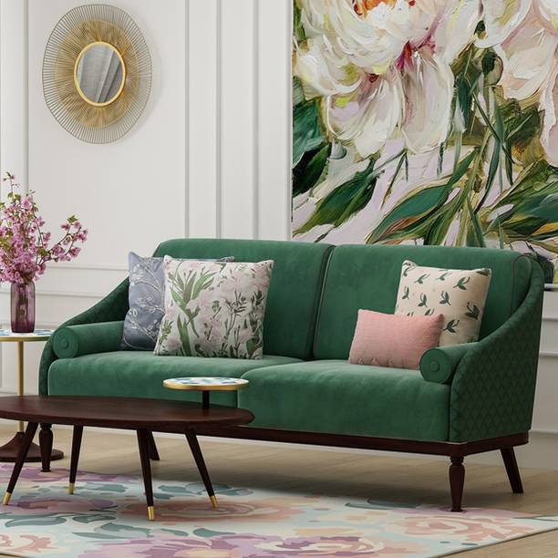Flower Fabric Sofa Set Baci Living Room