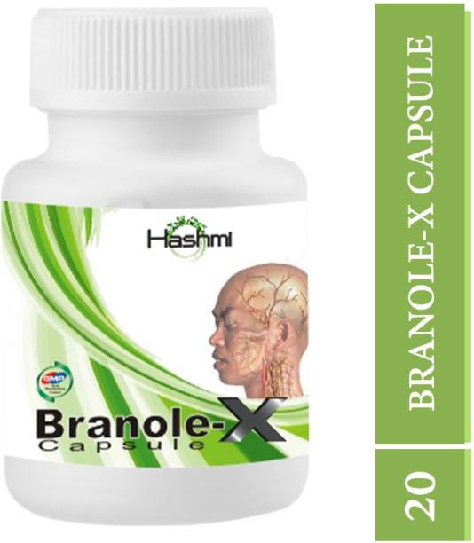 Hashmi Branole-X Brain Focus 20 Capsule | Help in Sharp Memory Capacity
