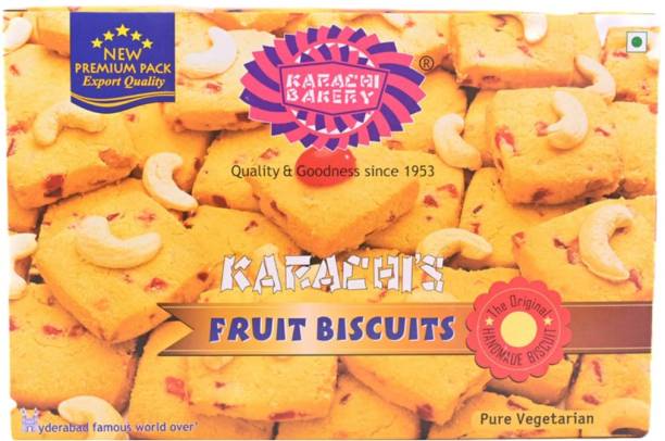 KARACHI BAKERY Fruit Biscuits Premium Bakery Biscuit