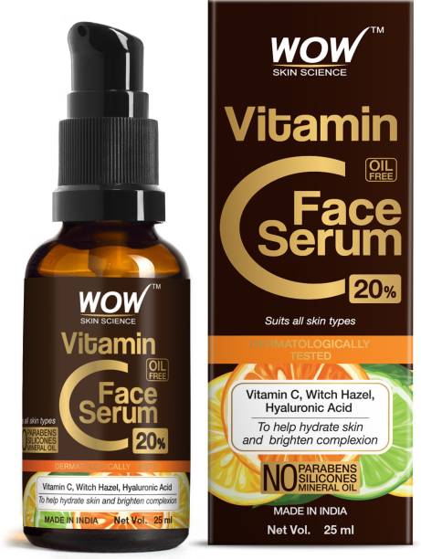 WOW SKIN SCIENCE Vitamin C Serum for Skin whitenening, Brightening,Hyperpigmentation Genuine 20%