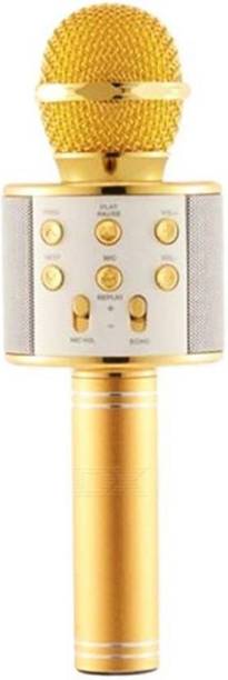 ECSTASY Microphone Wireless, Portable Handheld Singing Machine Condenser Mic And Bluetooth Speaker Compatible With All Devices Bluetooth Microphone